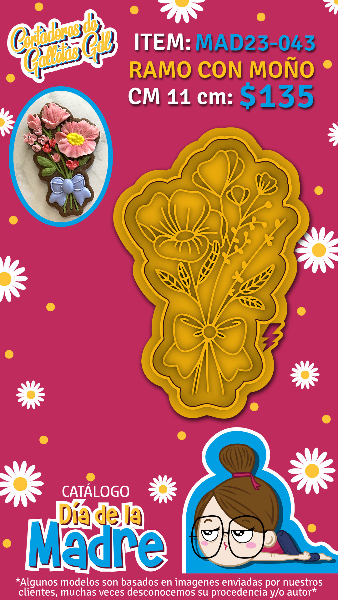 Ramo Con Moño Cortadores De Galletas Gdl